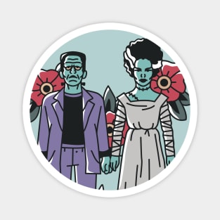 Frankenstein's Monster & His Bride Magnet